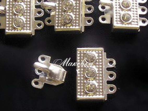 Застежка для трех цепочек Застежка для трех цепочек